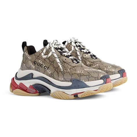 sneaker gucci balenciaga|gucci x balenciaga beige.